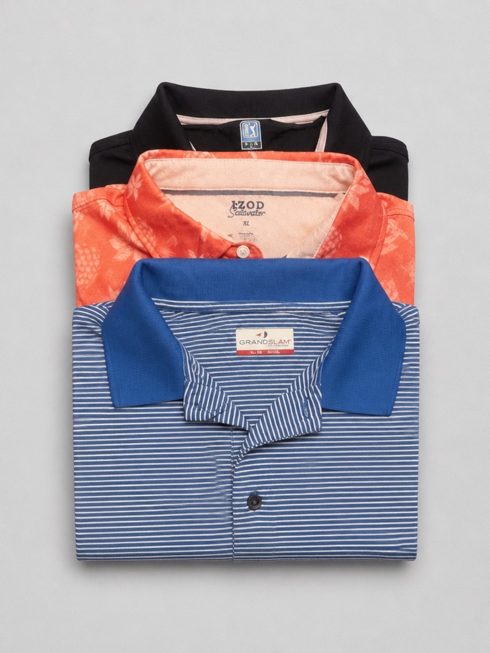 Lot of Three Golf Polo Shirts XL